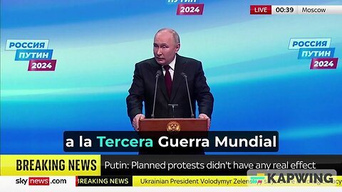 PUTIN ANNUNCIA CHE LA TERZA GUERRA MONDIALE È VICINA (VIDEO) Putin ha risposto così alla domanda se sia possibile un conflitto su larga scala tra Russia e NATO alla domanda sull'invio delle truppe francesi NATO in Ucraina