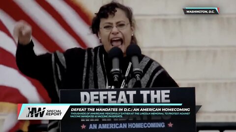 Dr. Christina Parks - Defeat the Mandates DC Rally