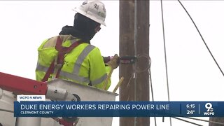 Duke Energy working to repair power lines, 5K without power