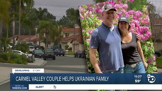 Carmel Valley couple helps Ukrainian family