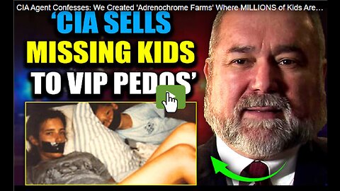 CIA SELLS MISSING KIDS TO VIP PEDOS...