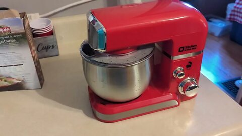 the best Mixer on EARTH: Stand Mixer, Kitchen in the box 3.2Qt Small Electric Food Mixer,6 Speeds