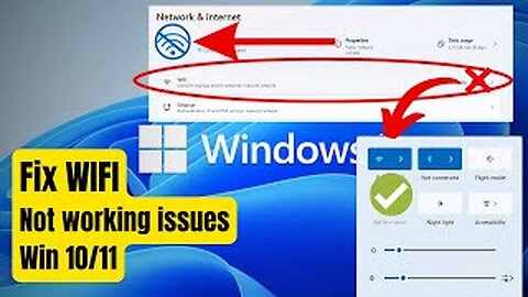 Fix WiFi Not Working in Windows 11 | Easy Solutions & Troubleshooting Guide