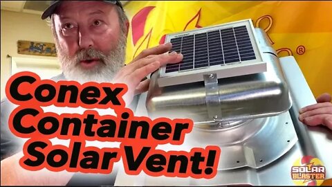 New Vent for Conex Containers!