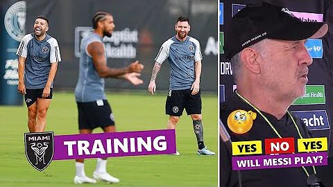 😍MESSI is BACK! Inter Miami Training Session Before Atlanta | Will Messi Play?