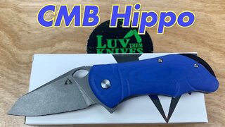 CMB Hippo / includes disassembly / compact linerlock everyday user knife