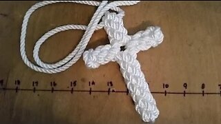 "Paracord" Cross Using Stranded String