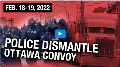 FULL FOOTAGE: Police crackdown on peaceful protesters in Ottawa last weekend