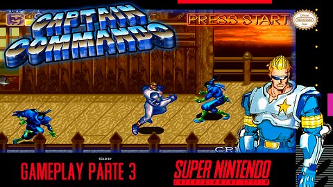 Captain Comando Gameplay Parte 3 || 720p + 60FPS + Shaders || #snes