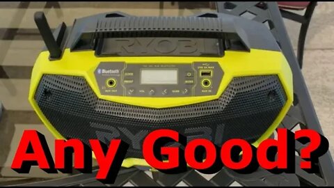 RYOBI 18v ONE+ Hybrid Bluetooth Radio