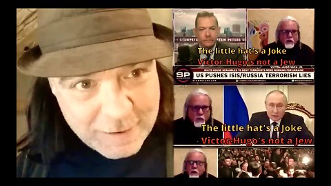 Stew Peters VictorHugo Kenan Son Of Enos Name The Jew World Unites Against Israel Synagogue Of Satan