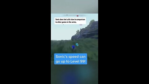 Sonic is so fast!