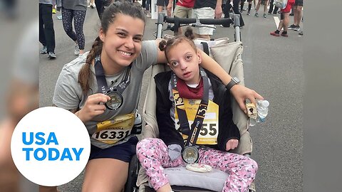 Special education teacher completes a half marathon with her student | USA TODAY