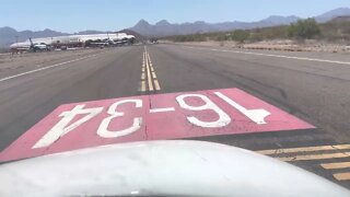 Visual Approach and Landing Runway 34 (LTO/MMLT) Loreto Mexico 🇲🇽