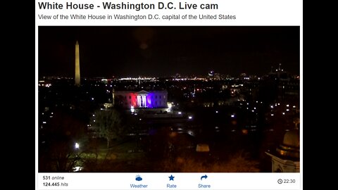 RED WHITE & BLUE White House - Washington D.C. Live cam