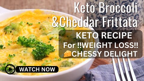 CHESSY Goodness: 5-Min Keto Frittata | Quick & Delicious Breakfast!