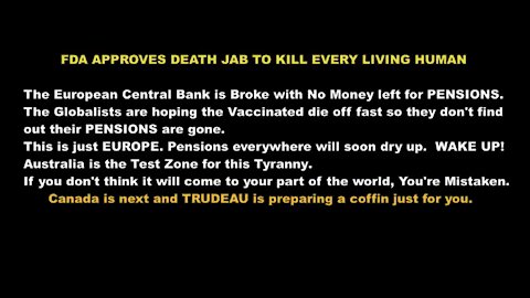 The bankers globalists go bankrupt, that’s why they are killing people with the vaccine