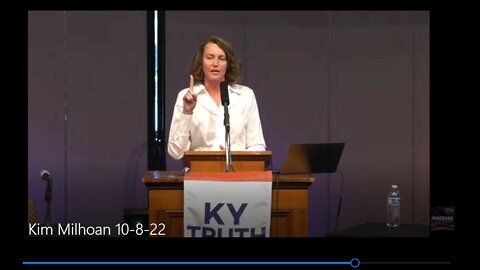 Dr. Kimberly Milhoan at KY Truth Summit