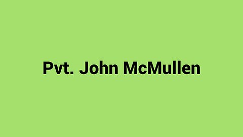 John McMullen of Dublin