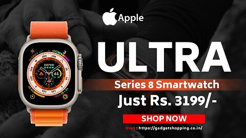 Apple Clone Ultra Watch (Series 8) Just At Rs.3199/- Unboxing | Review | Details #SHORTS