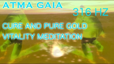 CURE AND PURE GOLD - VITALITY MEDITATION - ANCIENT EGYPTIAN BEAUTY SECRETS - 316 HZ FREQUENCY GOLD
