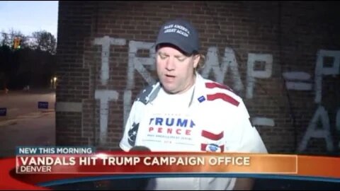 Vandals hit Donald Trump’s Denver campaign office