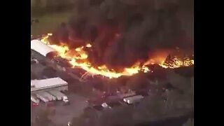 Chemical plant in Florida on fire