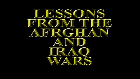Josh Paul - Lessons from the Afghan and Iraq wars