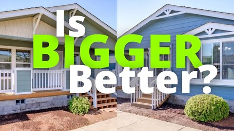 Does Size Matter? DYNAMITE Mobile Home Tour ft. 2x Palm Harbor Homes