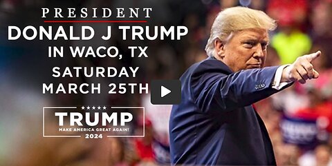 25.03.23 - President Trump holds first campaign event for 2024 presidential election in Waco, Texas