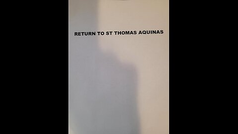 Return to St Thomas Aquinas and the Law of Nations