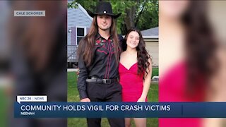 Community holds vigil after motorcycle crash killed Kimberly student; teen passenger on life support