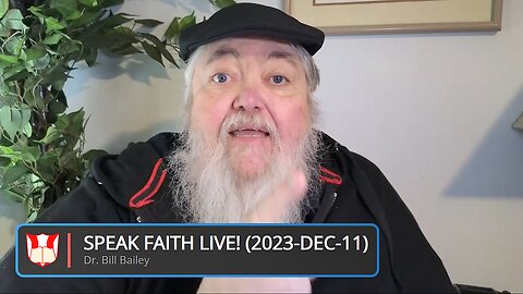 Speak Faith LIVE! (2023-Dec-11) "Evil is Real!"