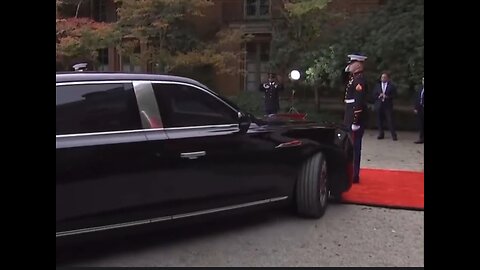 They Nearly Ran over a Marine with the Arrival of Xi JinPing