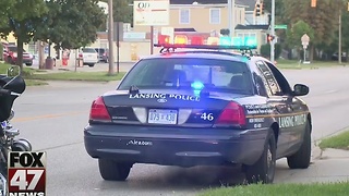 Police protesting against pension cuts