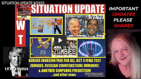 💥💥Border INVASION~Oct 4 FEMA Test~BIDEN'S ARMY Of Illegals~AND MORE!💥💥