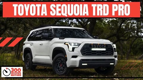 2023 TOYOTA SEQUOIA TRD PRO Full Size SUV is Ready to Make its Mark