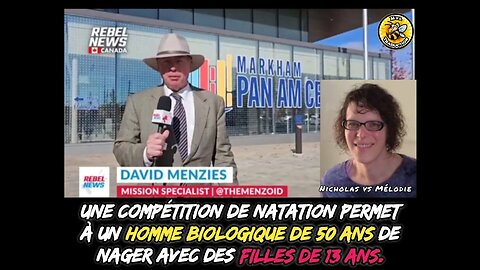 Une compétition de nage permet à un homme biologique de 50 ans de nager avec des filles de 13 ans.