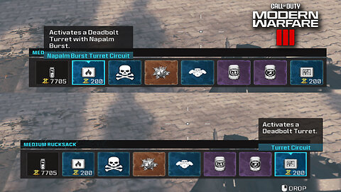 Modern Warfare III Zombie Mission Automated Backup Deadbolt Turret