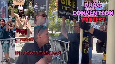Drag Convention REACTS to Street Preachers - DragCon Protest
