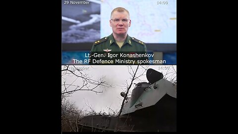 29.11.22 ⚡Russian Defence Ministry report on the progress of the deNAZIfication of Ukraine