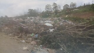 SOUTH AFRICA - Durban - Msunduzi landfill site on fire (Videos) (c6x)