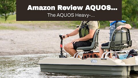 Review AQUOS Heavy-Duty for One Series 8.8plus ft / 10.2plus ft Inflatable Pontoon Boat with St...