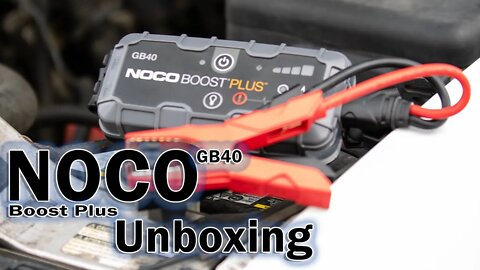 NOCO Boost Plus GB40 jumper pack unboxing and test run.
