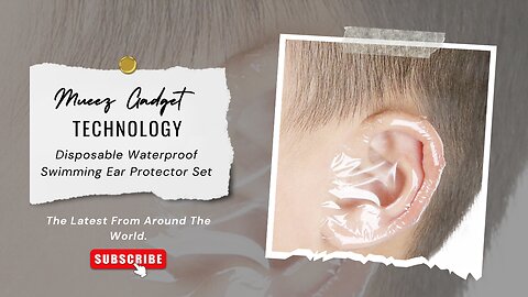 Disposable Waterproof Swimming Ear Protector Set | Link in description