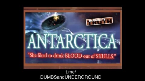 Antarctica Underground Cloning Labs - Nazi Human Hybrids - Adrenochrome