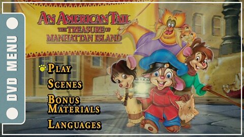 An American Tail: The Treasure of Manhattan Island - DVD Menu