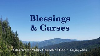 Blessings and Curses