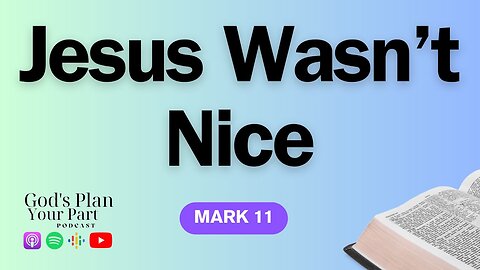 Mark 11 | Jesus' Triumphal Entry, Fig Tree Cursing, and Temple Cleansing