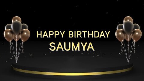 Wish you a very Happy Birthday Saumya